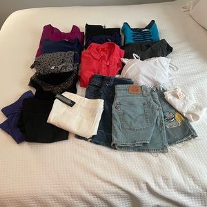 Lot of 16 Women’s Dresses/Skirts Size L